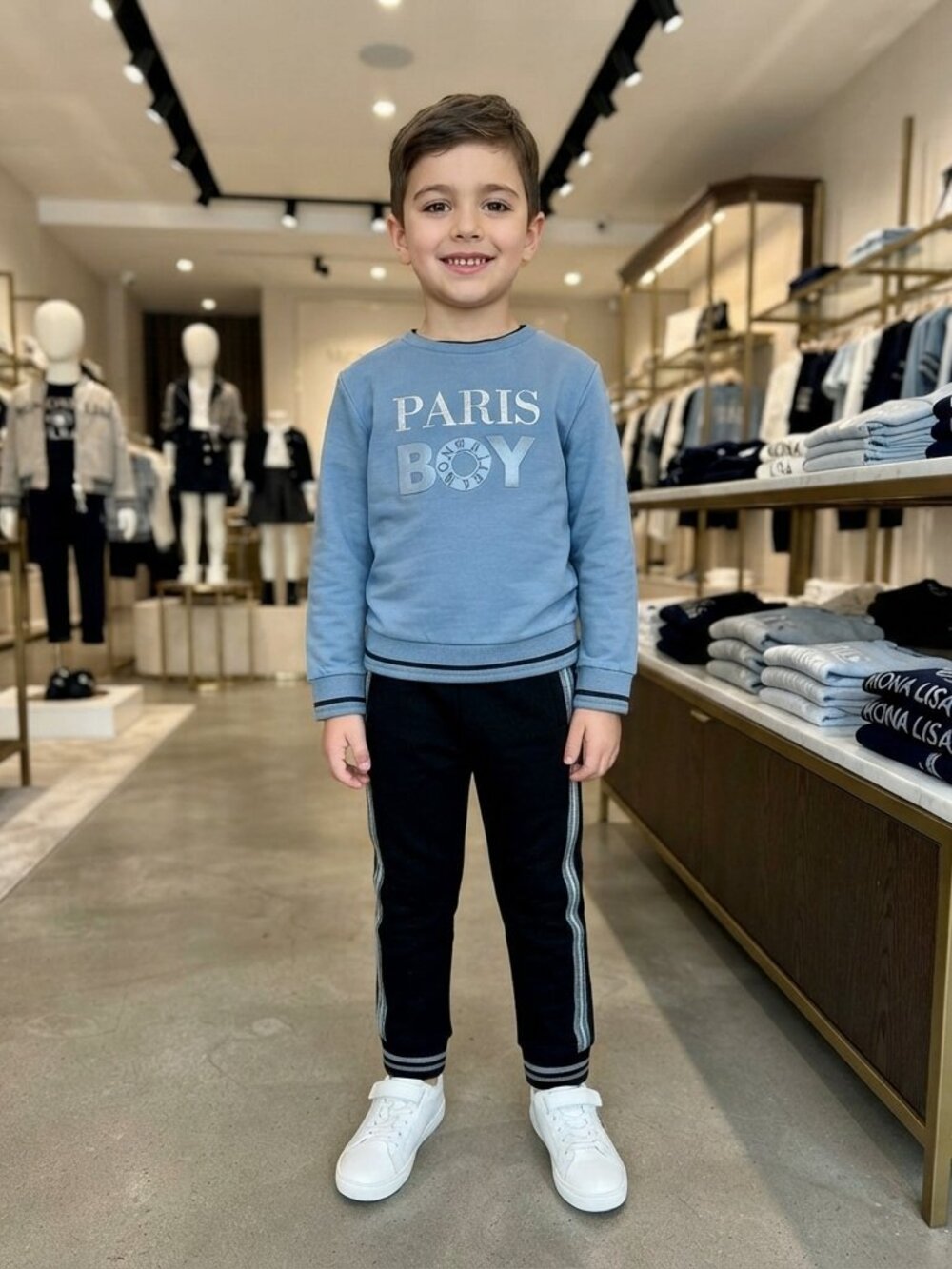 Mona Lisa boys sweatshirt and sweatpants. Great condition.